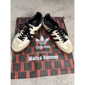 Adidas x Wales Bonner Samba | Size 7.5 | Cream/Black | Gum Sole